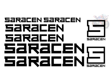 8‑Piece Saracen Decal Set | Premium Vinyl Stickers for Saracen Mountain Bikes 8‑Piece Saracen Decal Set | Premium Vinyl Stickers for Saracen Mountain Bikes