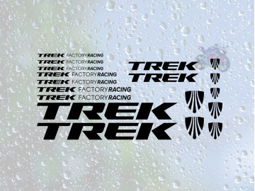 18pc Trek Factory Racing Vinyl Cut Decal Set 18pc Trek Factory Racing Vinyl Cut Decal Set