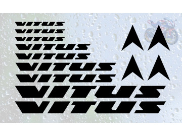13pc Vitus Cycle Decal Kit - Premium Vinyl Frame Stickers (UK Made) 13pc Vitus Cycle Decal Kit - Premium Vinyl Frame Stickers (UK Made)