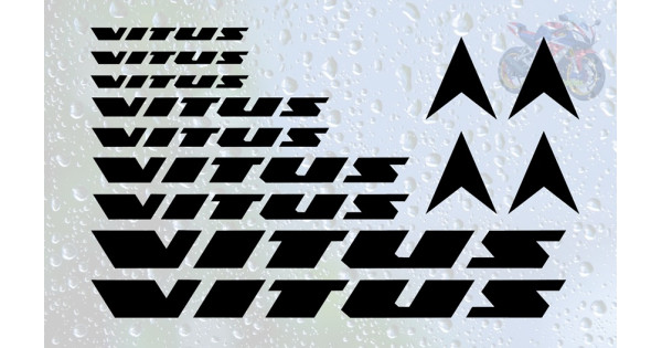 Victus Sticker 13pc Vitus Cycle Decal Kit | Premium Vinyl Bike Frame Stickers