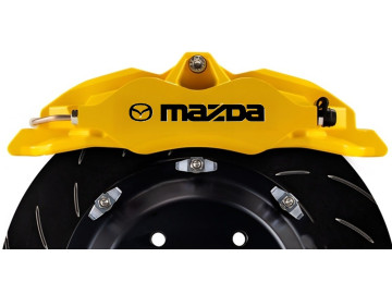 Mazda Caliper Decals Set of 6 in 2 Sizes Premium Vinyl Made in the UK