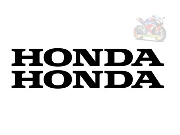 2x Honda Belly Pan Vinyl Decals for Fairings and Lower Bodywork