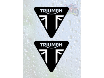 2x Triumph Vinyl Decals OEM Style Graphics 2x Triumph Vinyl Decals OEM Style Graphics