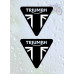 2x Triumph Emblem Decals Layered 2 Colour Premium Vinyl Stickers 2x Triumph Emblem Decals Layered 2 Colour Premium Vinyl Stickers