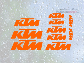 10x KTM Decal Sticker Set – Premium Vinyl Graphics for KTM Motorcycles 10x KTM Decal Sticker Set – Premium Vinyl Graphics for KTM Motorcycles