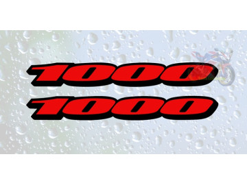 2x 1000 Decals for Suzuki GSXR Premium Vinyl Stickers 2x 1000 Decals for Suzuki GSXR Premium Vinyl Stickers