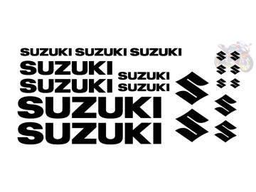 19pc Suzuki Decal Set Fits Multiple Suzuki Models 19pc Suzuki Decal Set Fits Multiple Suzuki Models