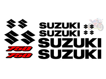 14pc Suzuki GSXR 750 Decal Set Premium Vinyl Motorcycle Graphics 14pc Suzuki GSXR 750 Decal Set Premium Vinyl Motorcycle Graphics