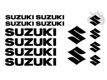 Suzuki Vinyl Decal Set - 14 Premium Stickers for GSX-R, Hayabusa, SV650 & More Suzuki Vinyl Decal Set - 14 Premium Stickers for GSX-R, Hayabusa, SV650 & More