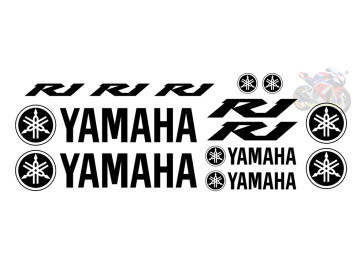 13pc Yamaha R1 Decal Set Latest Style 13pc Yamaha R1 Decal Set Latest Style