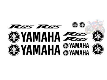 12pc Yamaha R125 Decal Set Premium Vinyl UK Made 12pc Yamaha R125 Decal Set Premium Vinyl UK Made
