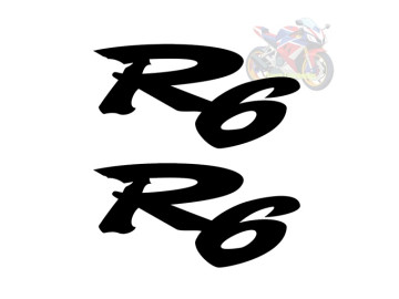 2x Yamaha R6 Decal Set Older Style Logo
