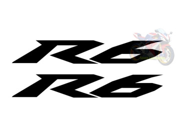 2x R6 Decals Latest Style for Yamaha YZF R6 Models