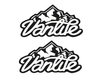 2x Van life decals 2x Van life decals
