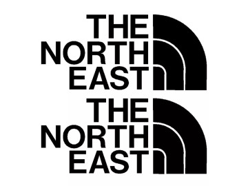 2x North East Decals