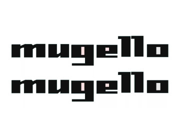 2x Mugello decals 2x Mugello decals
