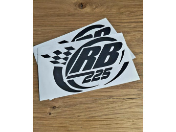2x RB 225 sooter decals 2x RB 225 sooter decals