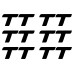 6x Audi TT Caliper Decals - High-Temp Brake Caliper Stickers for TT Mk1 Mk2 Mk3 6x Audi TT Caliper Decals - High-Temp Brake Caliper Stickers for TT Mk1 Mk2 Mk3