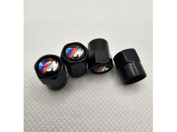 Set of 4 M Sport Valve Caps - Premium Alloy Wheel Tyre Air Dust Covers for BMW Models Set of 4 M Sport Valve Caps - Premium Alloy Wheel Tyre Air Dust Covers for BMW Models