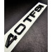 Gloss Black Audi 40 TFSI Tailgate Badge - Rear Boot Emblem Lettering for A-Series Models