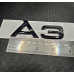 Gloss Black Audi Tailgate Badge - Rear Boot Emblem Lettering A1 A2 A3 A4 etc Gloss Black Audi Tailgate Badge - Rear Boot Emblem Lettering A1 A2 A3 A4 etc