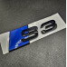Gloss Black/Blue Audi S3 Tailgate Badge - Rear Boot Emblem Lettering Gloss Black/Blue Audi S3 Tailgate Badge - Rear Boot Emblem Lettering