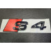 Gloss Black Audi S4 TFSI Tailgate Badge - Rear Boot Emblem Lettering Gloss Black Audi S4 TFSI Tailgate Badge - Rear Boot Emblem Lettering
