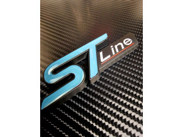 ST Line rear boot badge Blue and Black