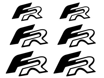 FR Brake Caliper Decals  - 3 Sizes | Heat Resistant Vin and style, these decalsyl Stickers for Seat