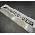 Chrome Effect AMG Badge Emblem - Premium Car Styling Accessory for Mercedes Benz