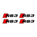 RS3 Caliper Stickers/Decals - Set of 4 Heat-Resistant Vinyl for Audi Brake Styling Mods RS3 Caliper Stickers/Decals - Set of 4 Heat-Resistant Vinyl for Audi Brake Styling Mods