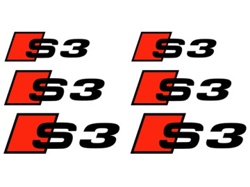 Audi S3 Caliper Decals – 6pc Set in 3 Sizes | Premium High-Temp Vinyl (UK-Made) Audi S3 Caliper Decals – 6pc Set in 3 Sizes | Premium High-Temp Vinyl (UK-Made)