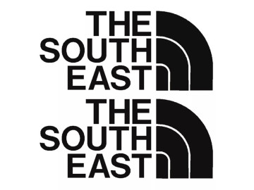 2x South East Decals
