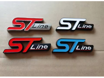 ST Line Tailgate Badge 90x30mm - Medium - Choice of Colours for Ford Fiesta, Focus, Puma ST Line Tailgate Badge 90x30mm - Medium - Choice of Colours for Ford Fiesta, Focus, Puma
