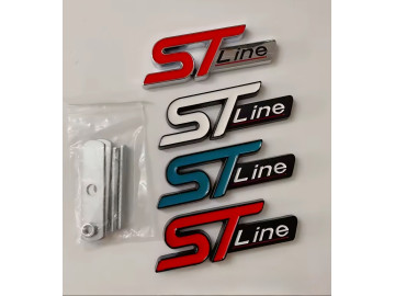 ST Line Front Grille Badge - Medium - Choice of Colours for Ford Fiesta, Focus, Puma