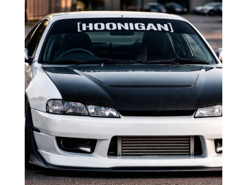 Hoonigan JDM Style Vinyl Sunstrip - Universal Fit Windscreen Banner