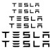 6x Tesla caliper decals, 3 sizes 6x Tesla caliper decals, 3 sizes