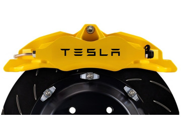 6x Tesla caliper decals, 3 sizes 6x Tesla caliper decals, 3 sizes
